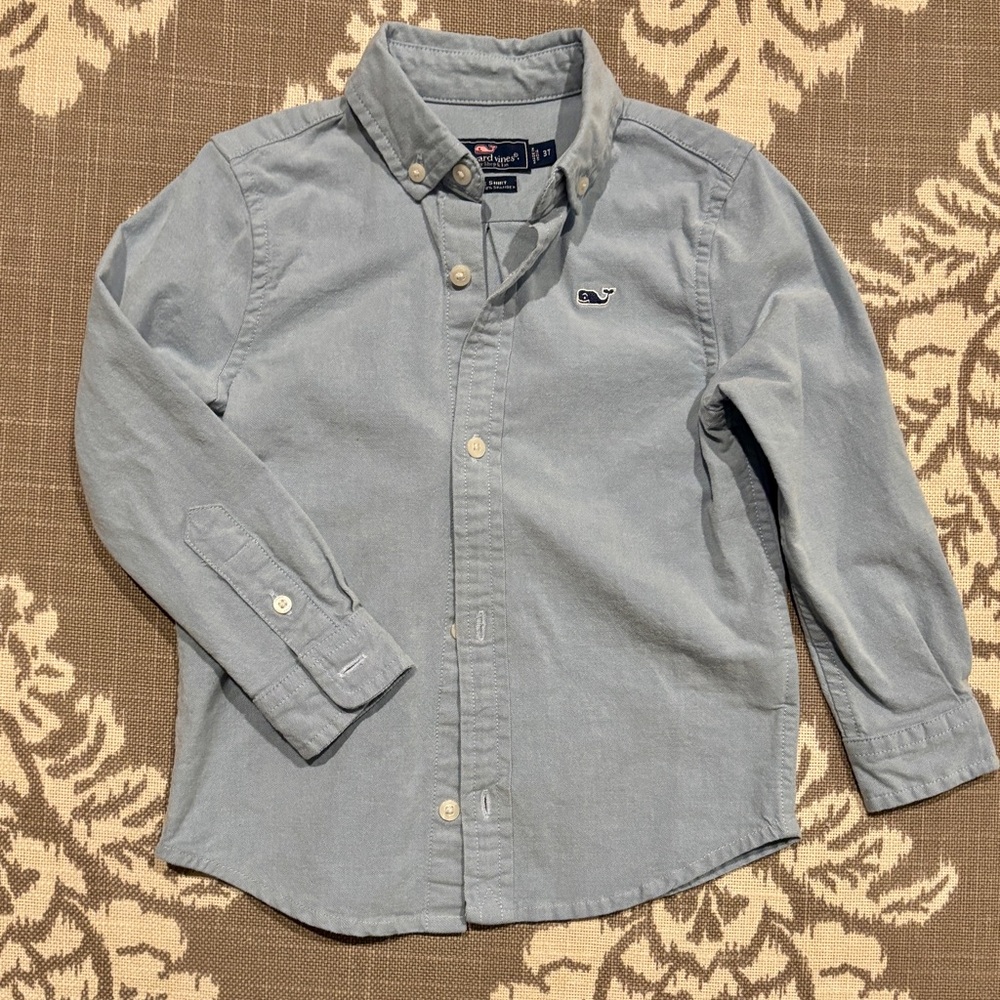 Vineyard Vines Kids Blue Button-Down Shirt